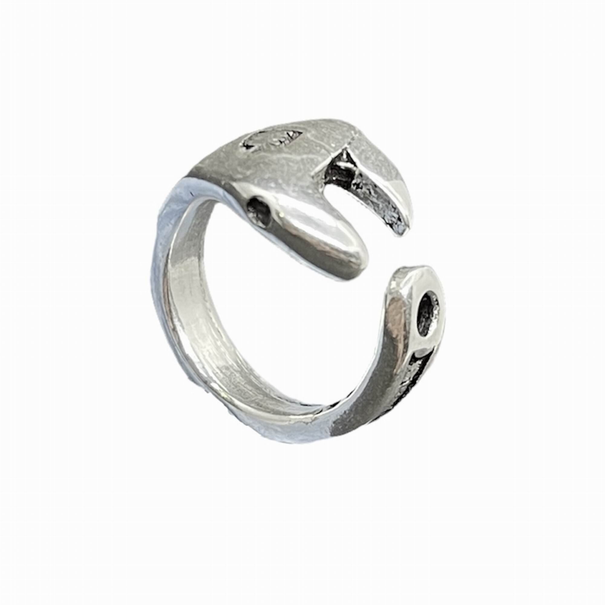 Ring "Llave13" vergoldetes Sterlingsilber