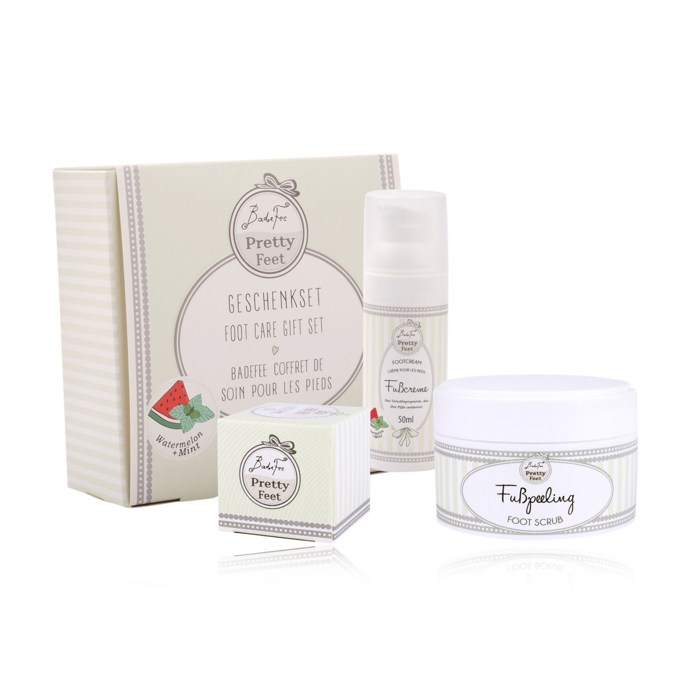Pretty Feet Mint-Melon Gift Set - Foot Care Set