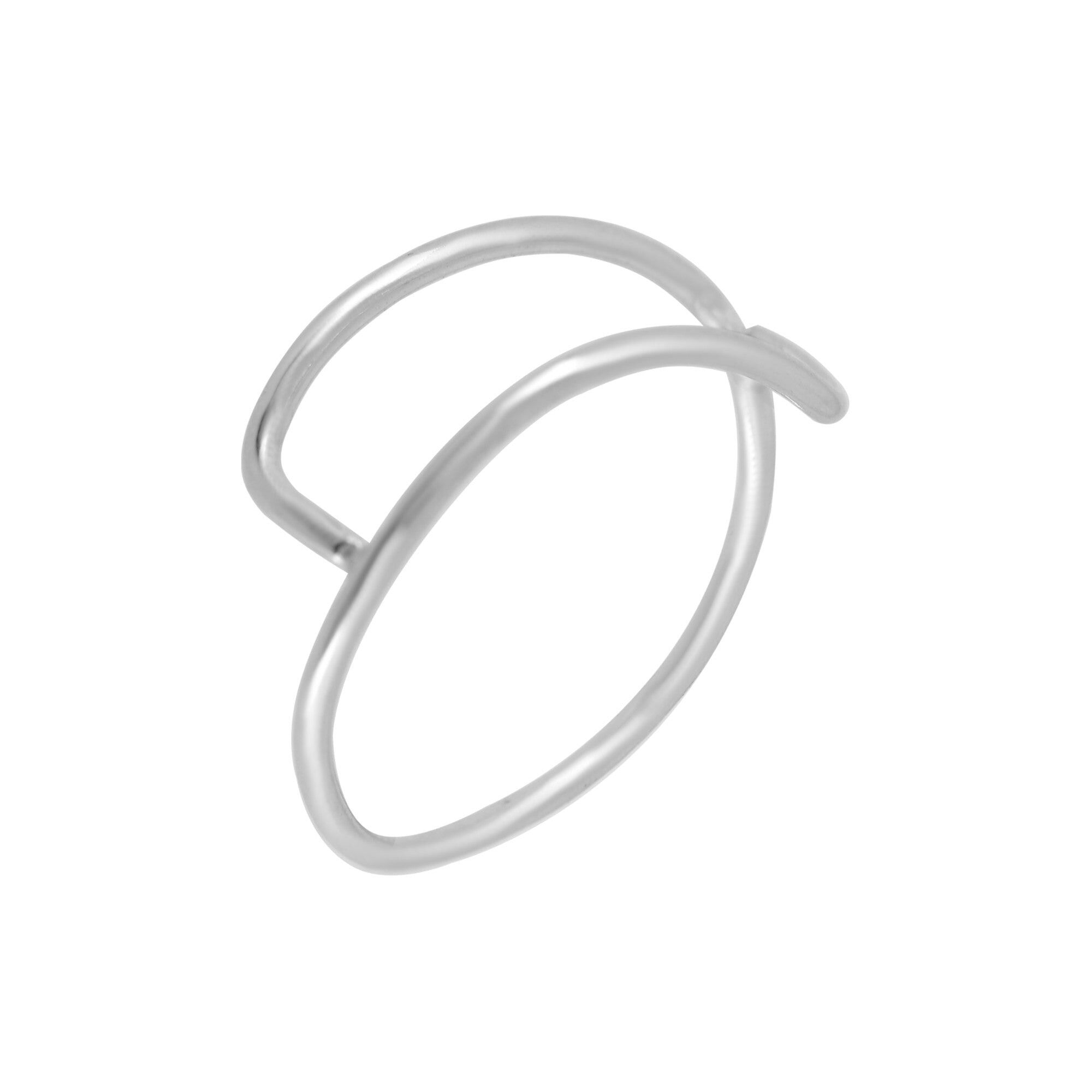 Silberring „Schau mich an“ aus 925er Sterlingsilber