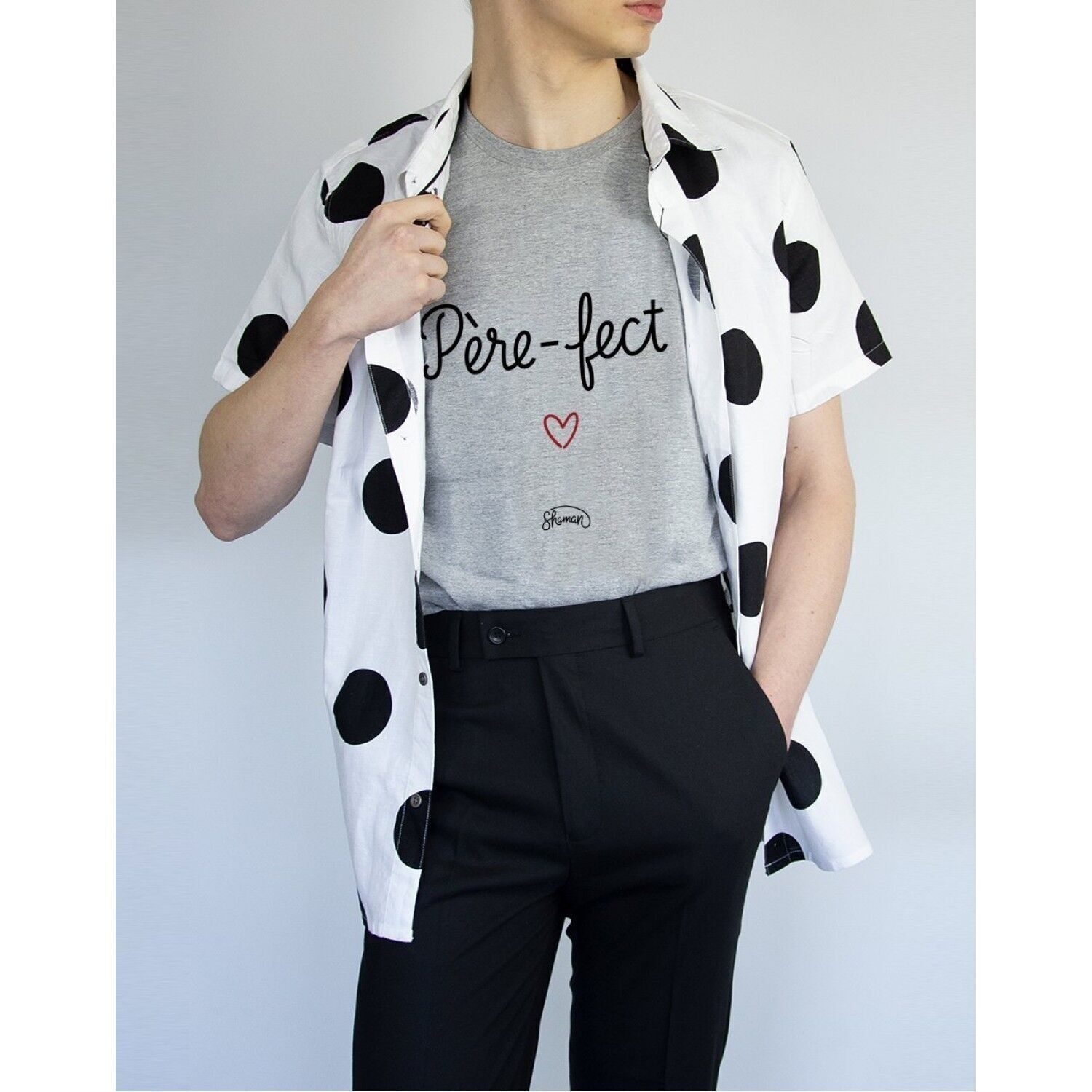 FATHER FECT - Gray heather T-shirt