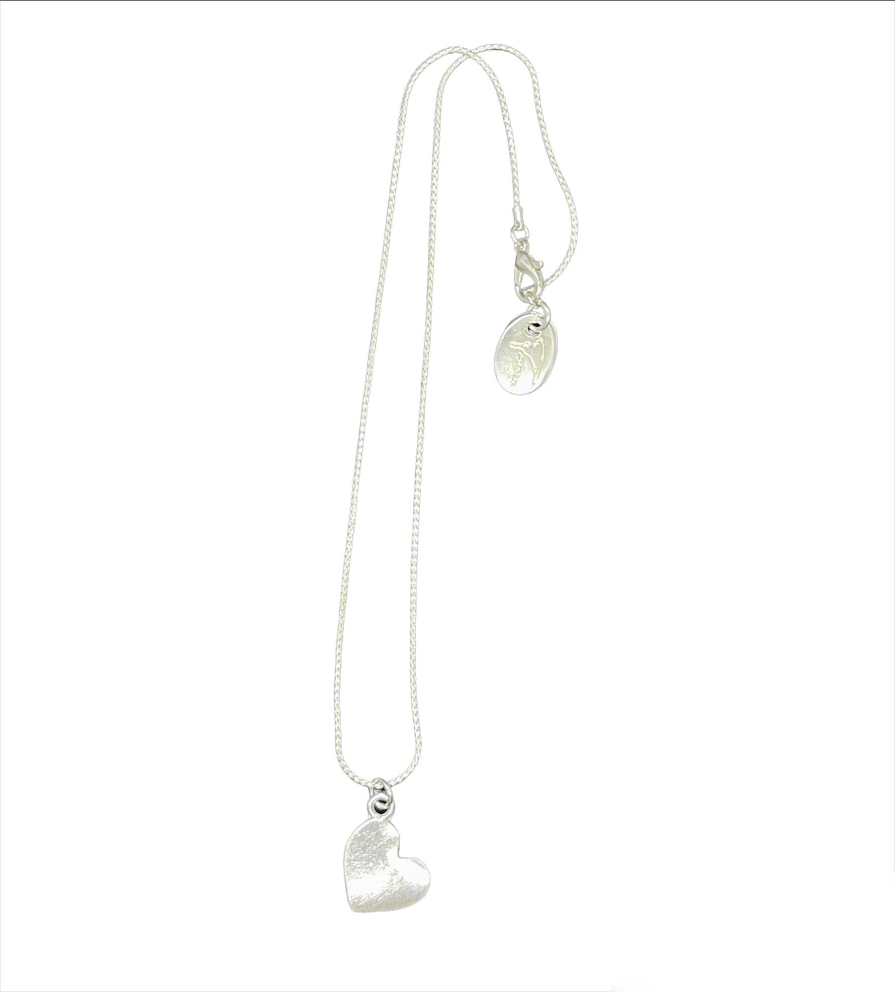 Kette mit Herzanhänger aus Sterlingsilber