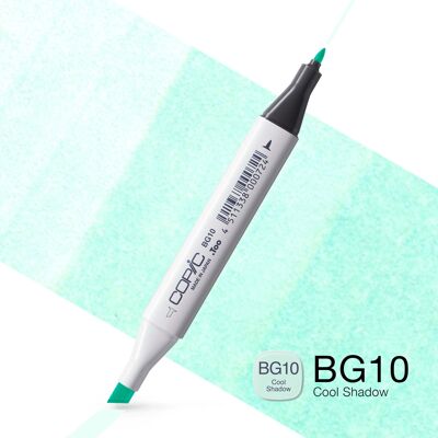 Pennarello colorato COPIC Classic - (BG-10) Cool Shadow, per arte e artigianato, colorazione, grafica, evidenziatore, design, anime, professionisti e principianti, forniture artistiche e libri da colorare