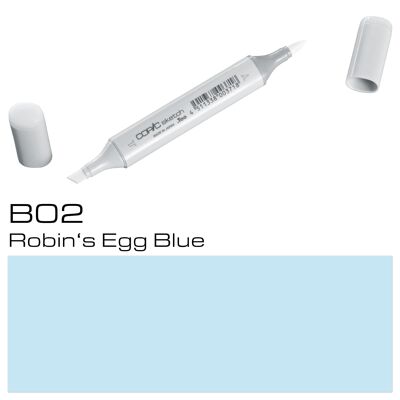 COPIC Sketch Coloured Marker Pen - (BG-02) New Blue, For Art & Crafts, Colouring, Graphics, Highlighter, Design, Anime, Professional & Beginners, Art Supplies & Colouring Books