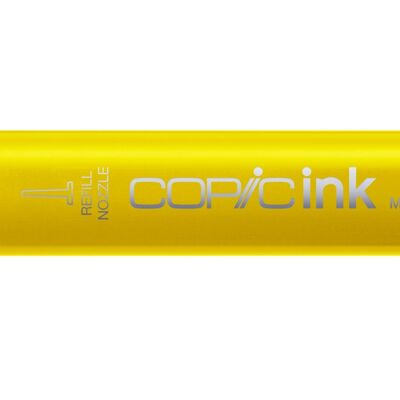 Recarga de tinta COPIC para rotuladores de colores - (Y-0000) Amarillo fluorita, para arte y manualidades, colorear, gráficos, resaltador, diseño, anime, profesionales y principiantes, materiales de arte y libros para colorear.