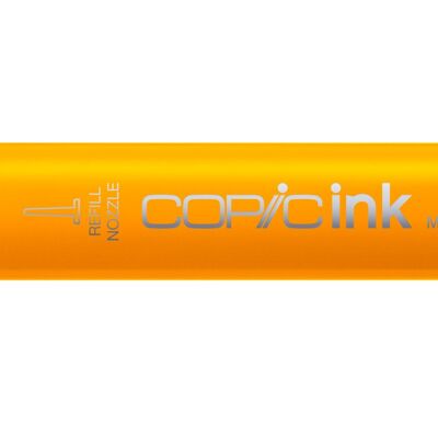 Recharge d'encre COPIC pour marqueurs de couleur (FY-1) Jaune orangé fluorescent, pour loisirs créatifs, coloriage, graphisme, surligneurs, design, animation, professionnels et débutants, fournitures artistiques et coloriage