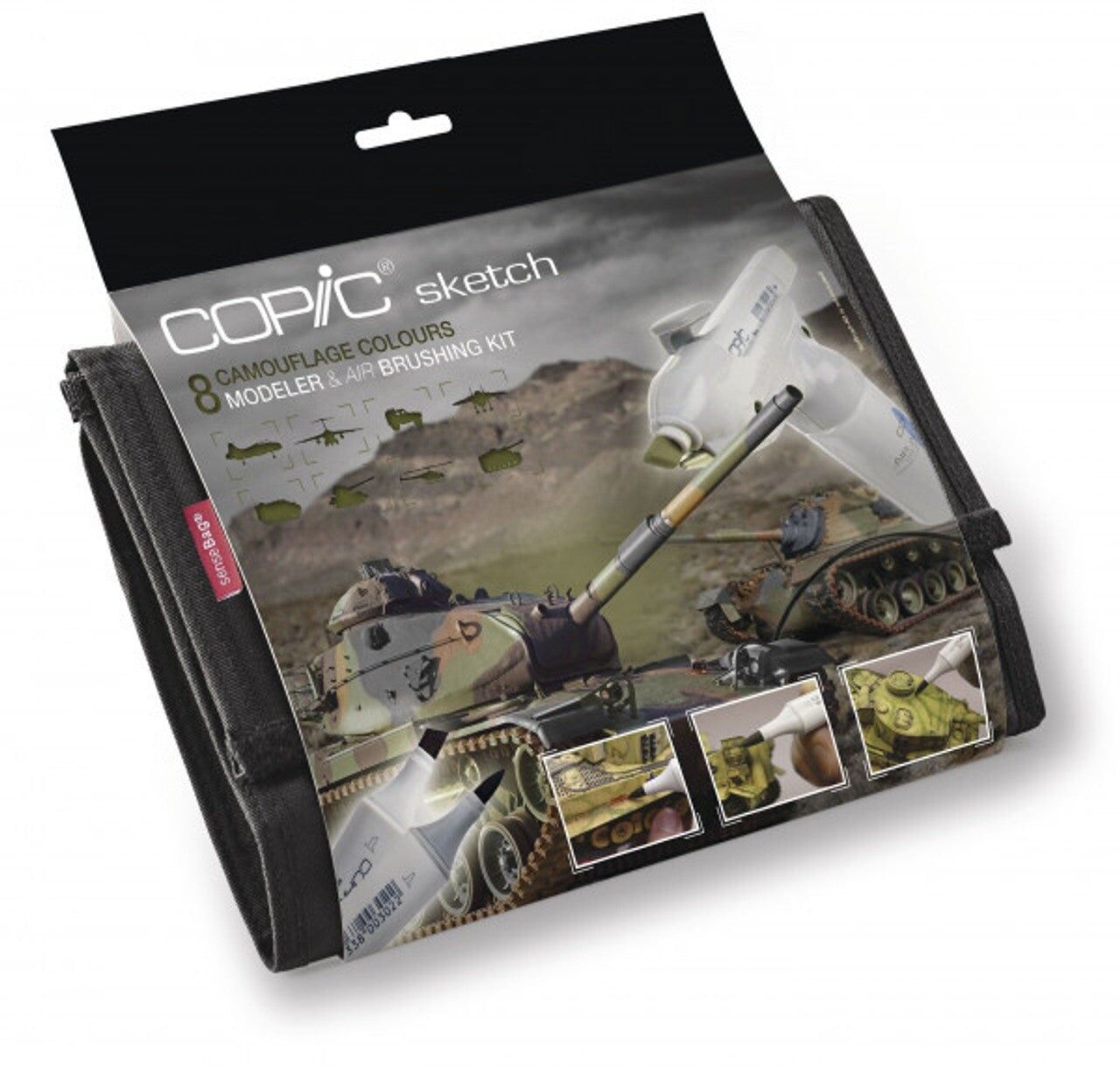 Copic Sketch, Markierungsstift, Camouflage, 9er-Set