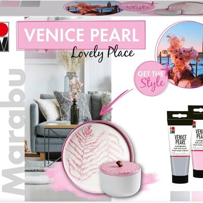 Ensemble de perles Marabu Venice Lovely Place, multicolore, ensemble simple