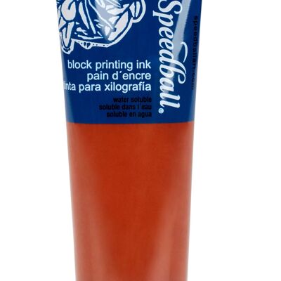 Speedball Water-Soluble Block Ink, Brown, 5oz