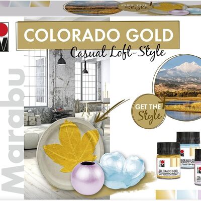 Marabu Colourado Gold Set Casual Loft-Style, Multicoloured, Single Set