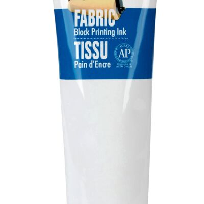 Tinta para impresión en bloque de tela Speedball, plata metalizada, 5 oz