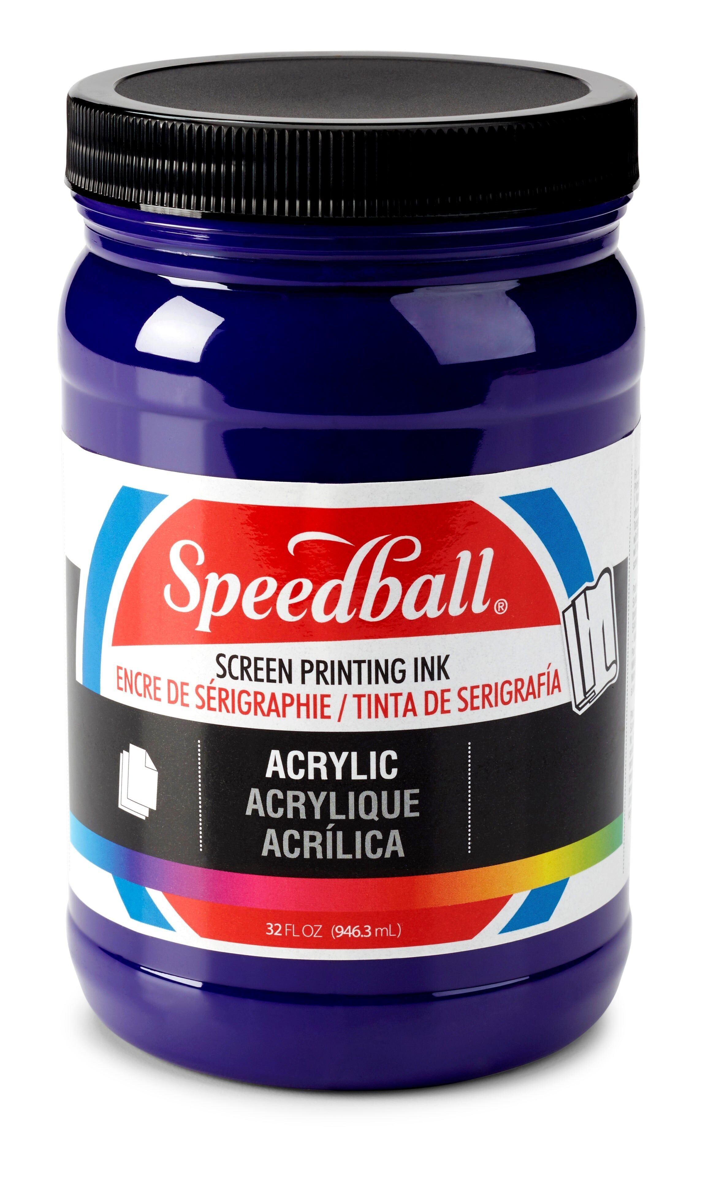 Speedball Acryl-Siebdruckfarbe, Violett, 32 oz