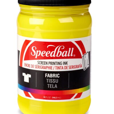 Speedball Fabric Screen Printing Ink, Process Yellow, 32oz
