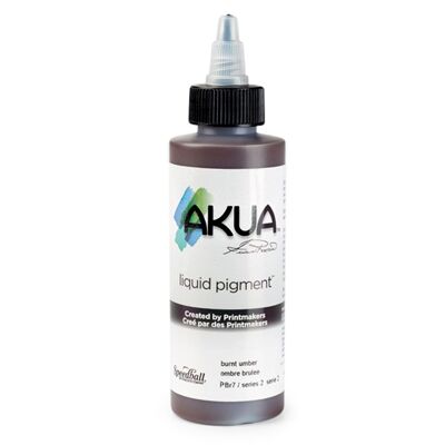 Pigment liquide Speedball Akua, terre d'ombre brûlée, 113 g