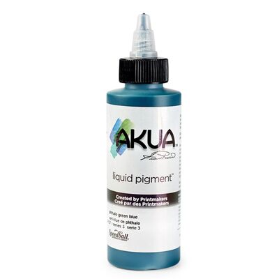 Pigmento líquido Speedball Akua, azul ftaloverde, 113 g
