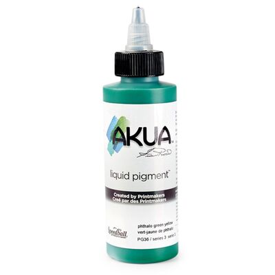 Pigment liquide Speedball Akua, vert phtalo jaune, 113 g