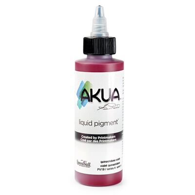 Pigmento liquido Speedball Akua, viola di chinacridone, 4 oz