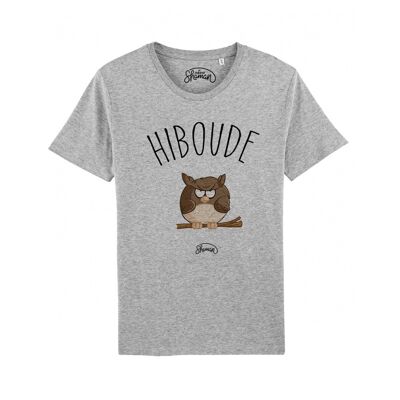 HIBOUDE - Camiseta gris jaspeado