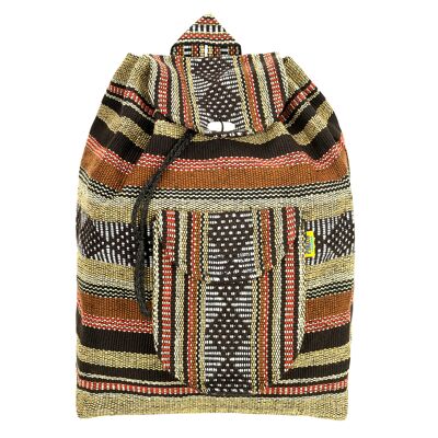 Pinzon Escolar Beige Hippie Backpack