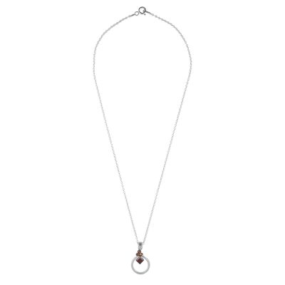 Girocollo Swarovski Clow Topaz in argento sterling
