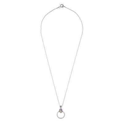 Gargantilla plata de ley Daisy Multi Swarovski