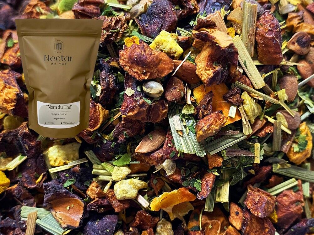 Infuso di frutta - Canapa e limone - Confezione grande 100 g