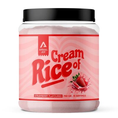 Animal Joy Crema di Riso al Gusto Fragola 750 Gr / 15 Porzioni