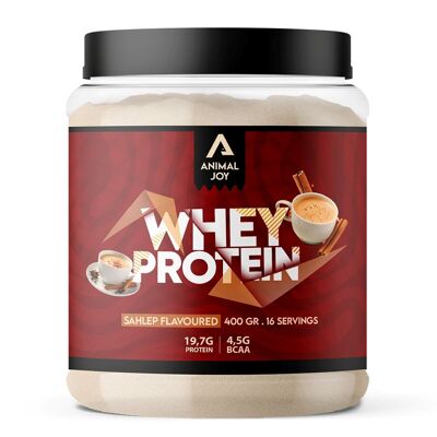 Animal Joy Whey Protein Sahlep Aromatizzato 400 Gr / 16 Porzioni