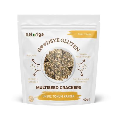 Craquelins multi-graines sans gluten Naturiga (40 gr)