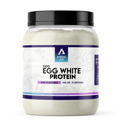 Animal Joy Egg White Protein Unflavored 450 Gr / 15 Serving