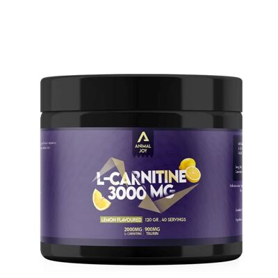 Animal Joy L-Carnitine 3000 mg, saveur citron, 120 g / 40 portions