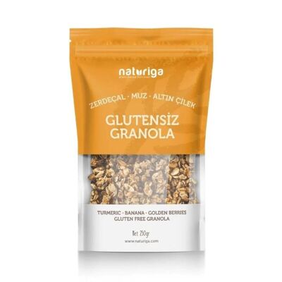 Granola senza glutine Naturiga / Curcuma, banana e Golden Berry (250 g)