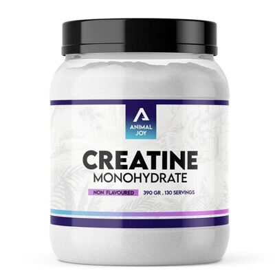 Monohidrato de creatina Animal Joy 200 Mesh sin sabor 390 g / 130 raciones