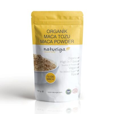 Polvere di radice di Maca biologica Naturiga (100 g)