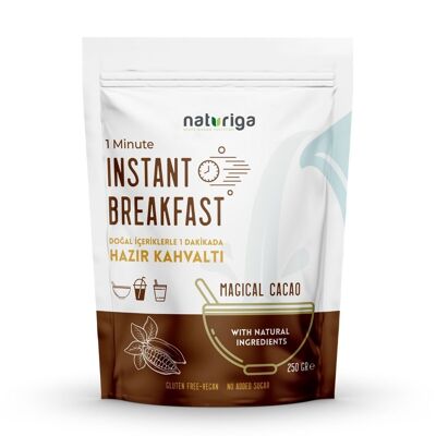 Naturiga Petit-déjeuner instantané / Cacao (250 gr)