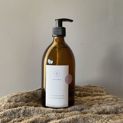 500ml | natural hand soap | geranium