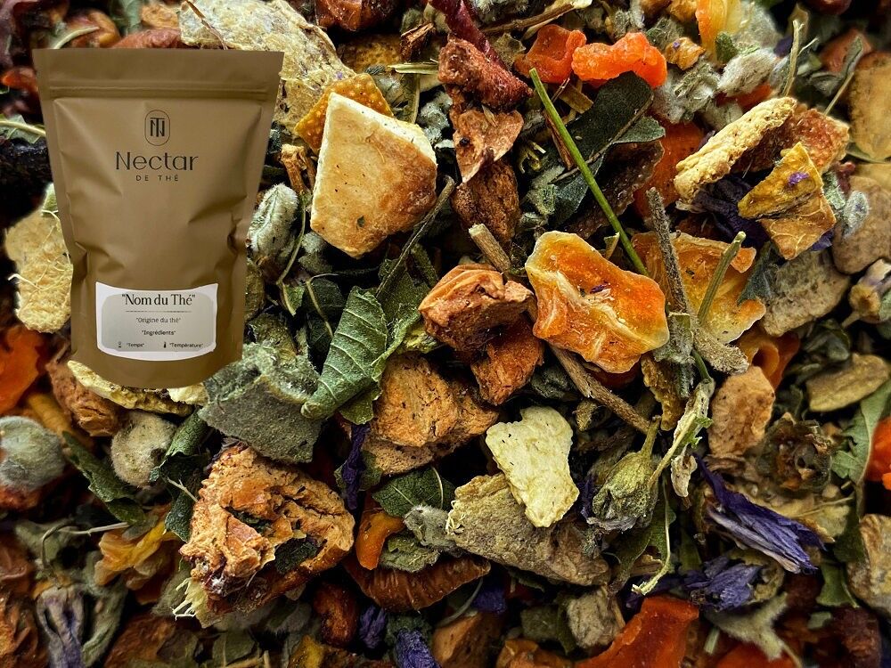 Tisana alla menta e verbena rivisitata - Confezione da 100 g