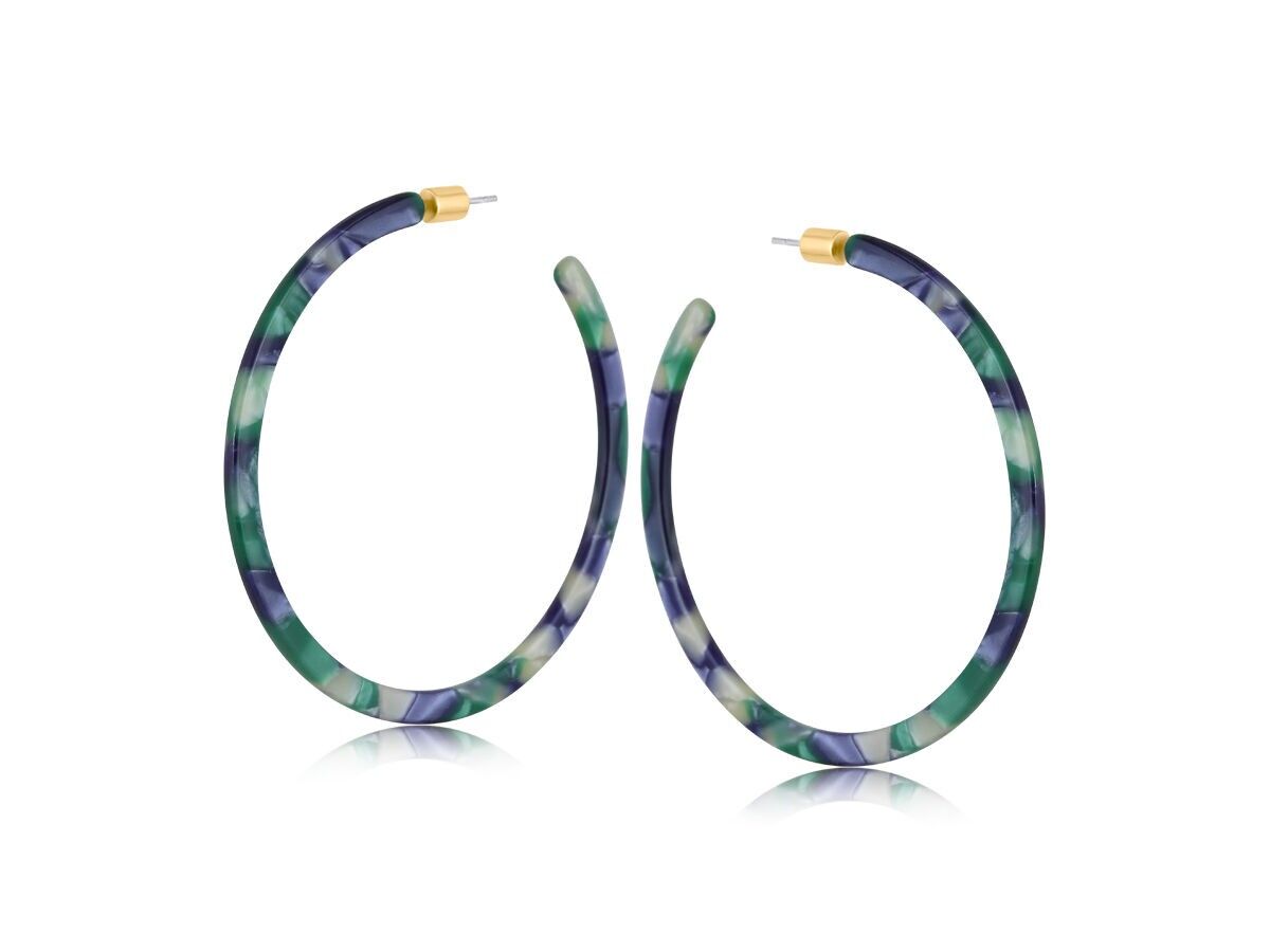 3040 BOUCLES D'OREILLES SURDIMENSIONNÉES EN RÉSINE MARINA