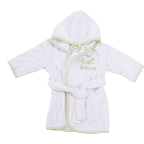 Bathrobe 'My first Bathrobe' White-Mint