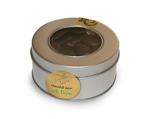 Chocolat noir à l'huile essentielle de thym, BIO, 90g