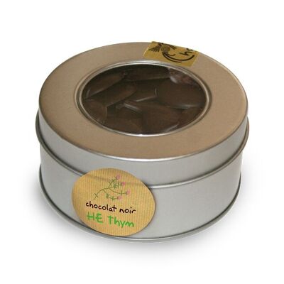 Cioccolato fondente con olio essenziale di timo, biologico, 90 g