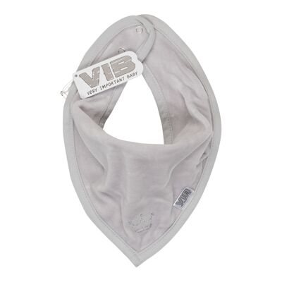 Bandana Bib Grey Crown (boy version)