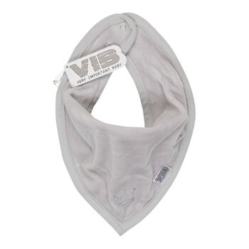 Bavoir Bandana Grey Crown (version garçon)