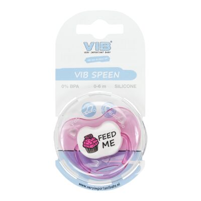 Pacifier Pink FEED ME
