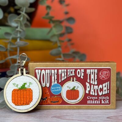 ' Du bist der Beste des Patches!' Mini-Streichholzschachtel-Kreuzstichset