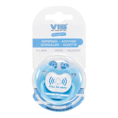 Pacifier Blue PULL for alarm