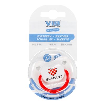 Pacifier White-Red BRABANT