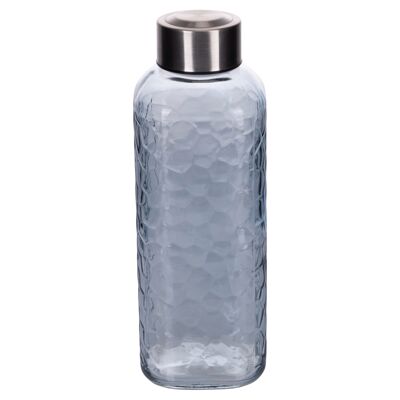 750ml Glass Water Bottle, PP Plastic Cap and Stainless Steel, Pool Party