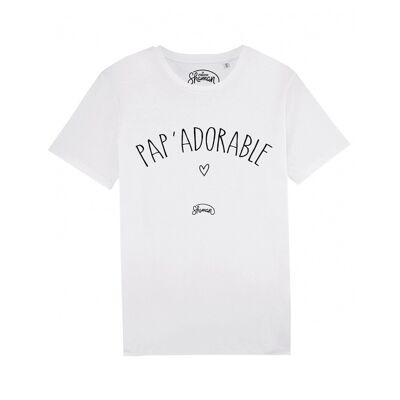 PAP'ADORABLE - Tee-shirt Blanc