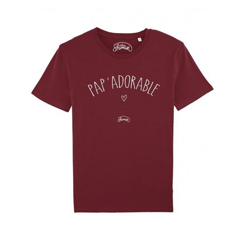 PAP'ADORABLE - Tee-shirt Bordeaux