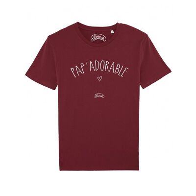 PAP'ADORABLE - T-shirt bordeaux